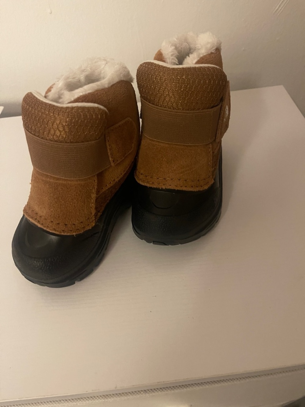 The North Face Kids Tan & Black Insulated Winter Boots
